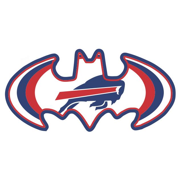 Buffalo Bills Batman Logo fabric transfer